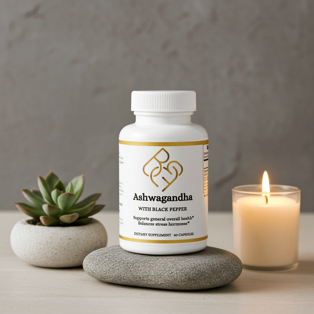 Ashwagandha Supplement – 60 Count Capsules - Body Beauty Fit By Amber