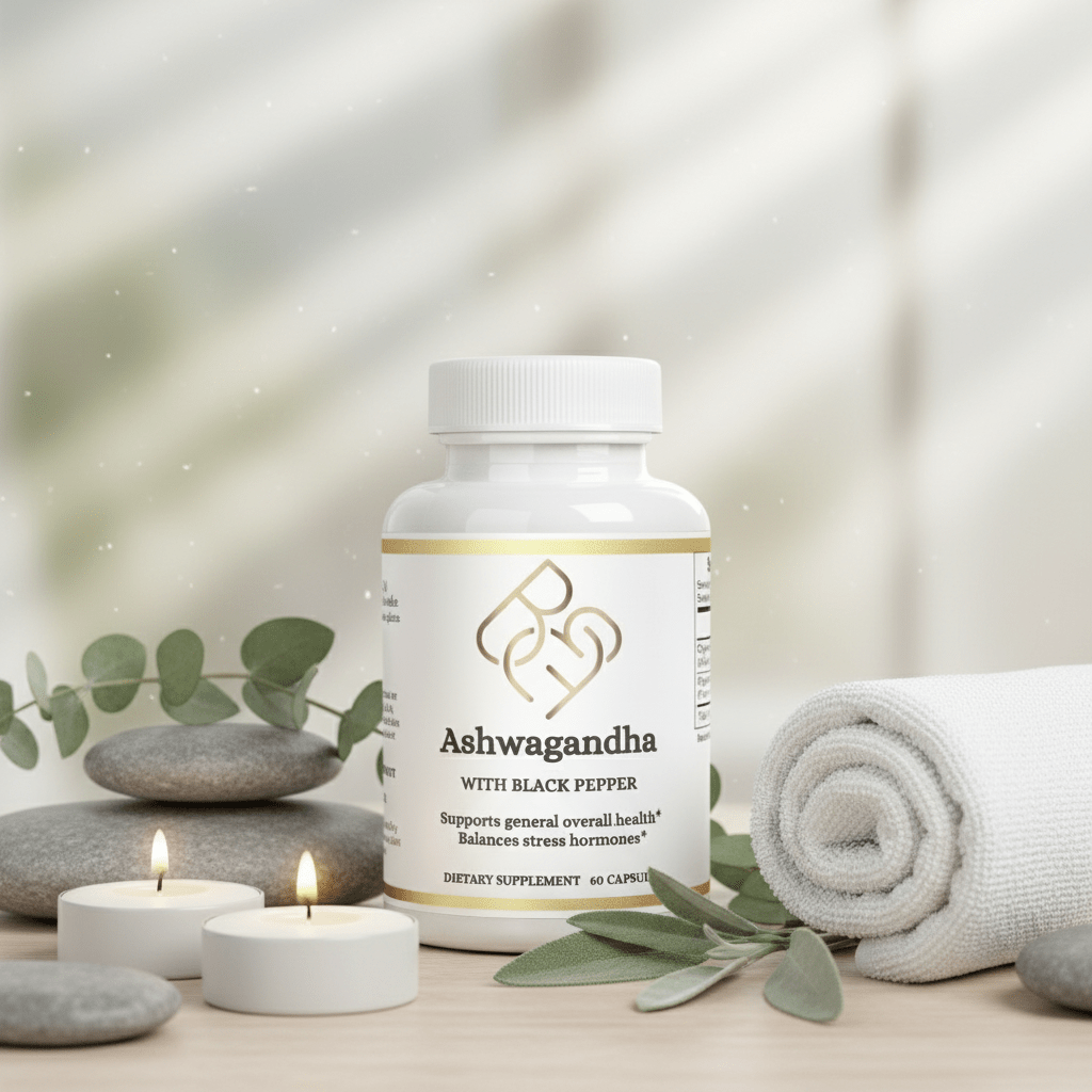 Ashwagandha Supplement – 60 Count Capsules - Body Beauty Fit By Amber