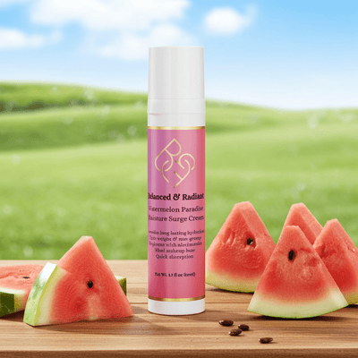 Balanced & Radiant Watermelon Paradise Moisture Surge Cream 1.7oz. - Body Beauty Fit By Amber