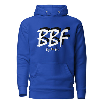 BBF Bold White Lettering - Unisex Hoodie - Body Beauty Fit By Amber
