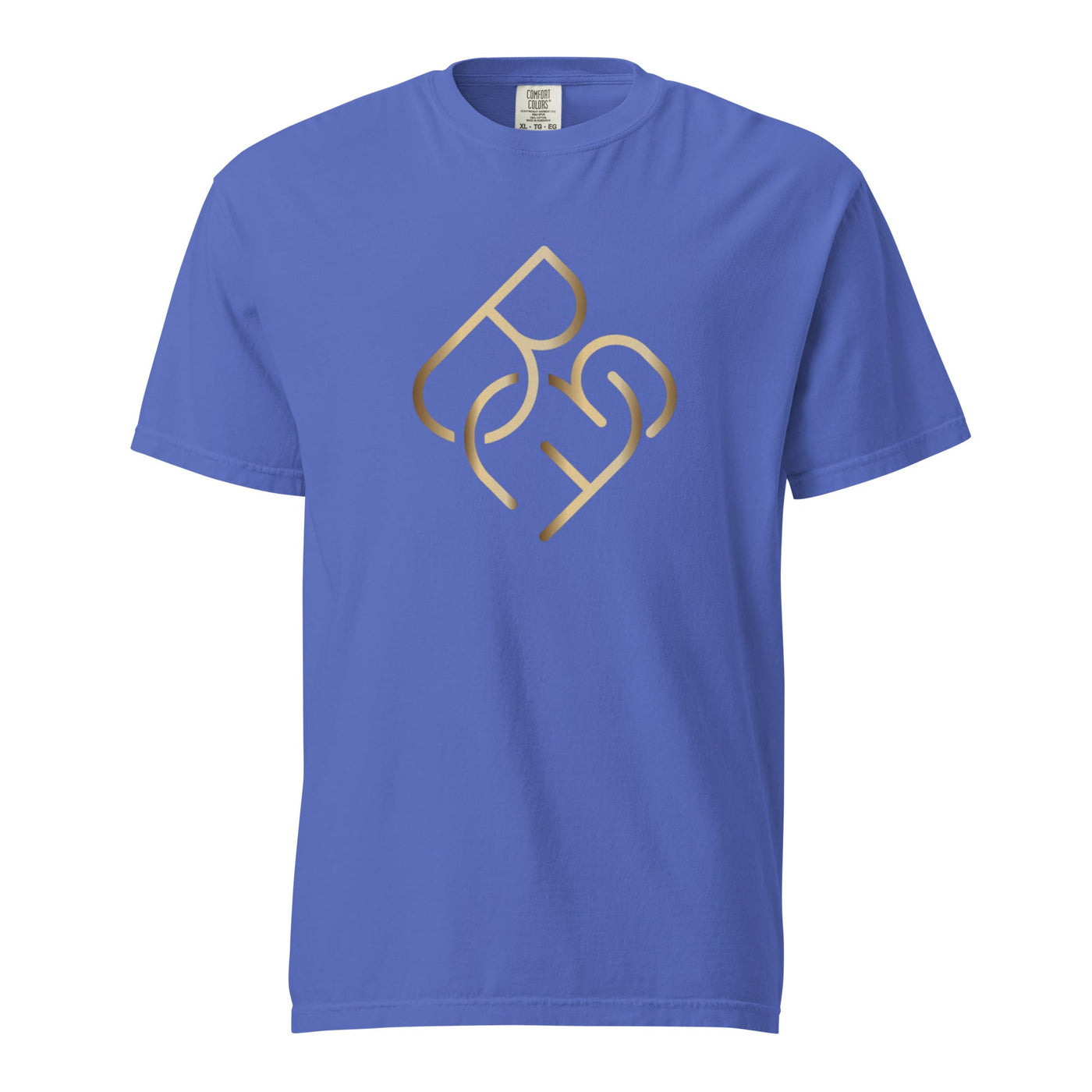 Comfort Blend Film Printed T-Shirt (Gold Logo) - Body Beauty Fit By Amber