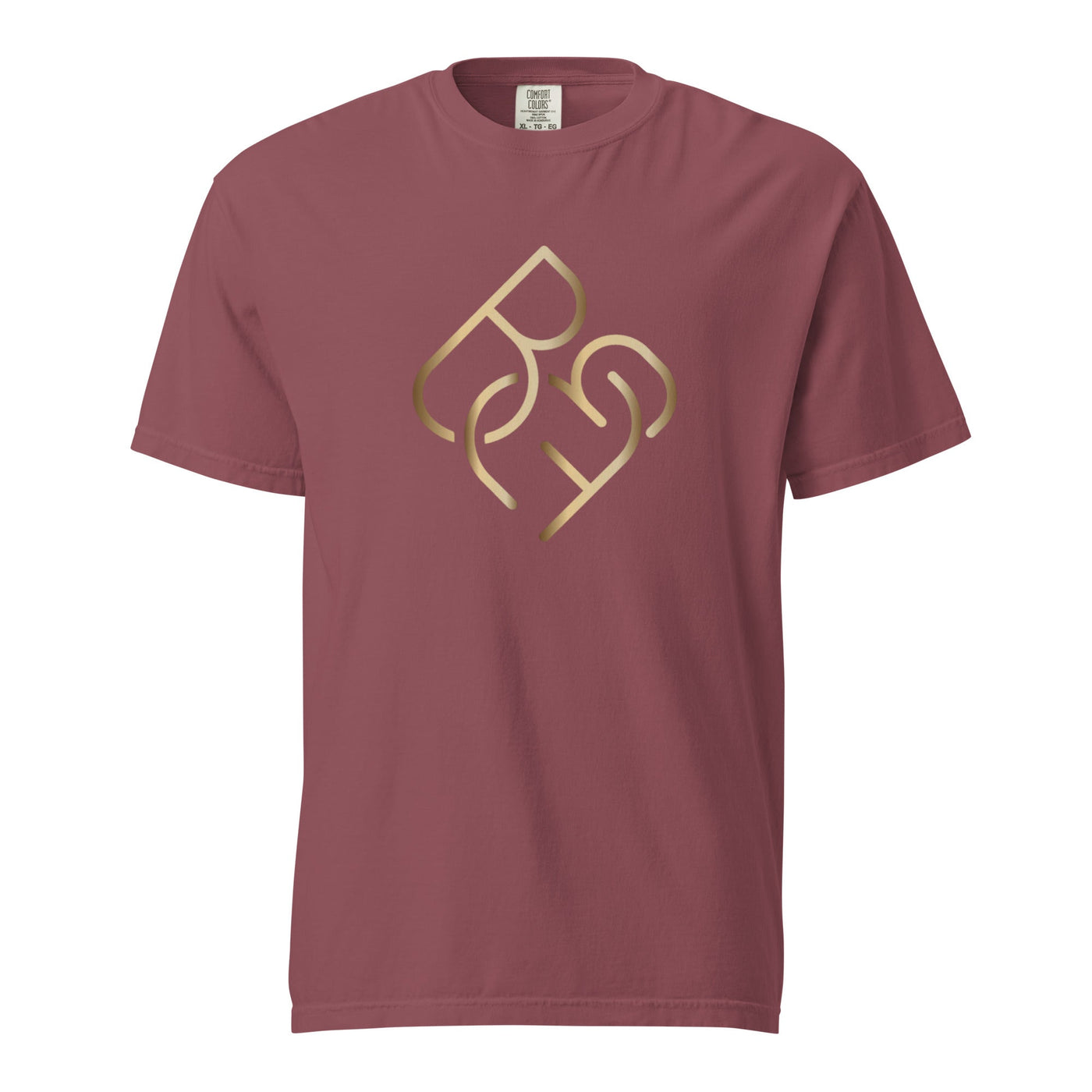 Comfort Blend Film Printed T-Shirt (Gold Logo) - Body Beauty Fit By Amber