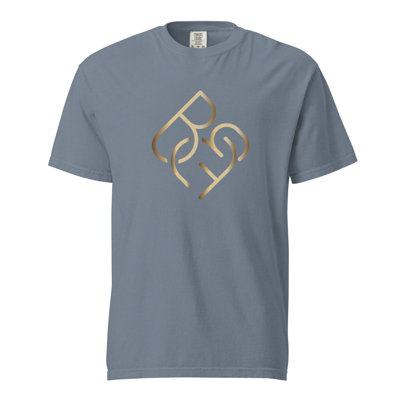 Comfort Blend Film Printed T-Shirt (Gold Logo) - Body Beauty Fit By Amber
