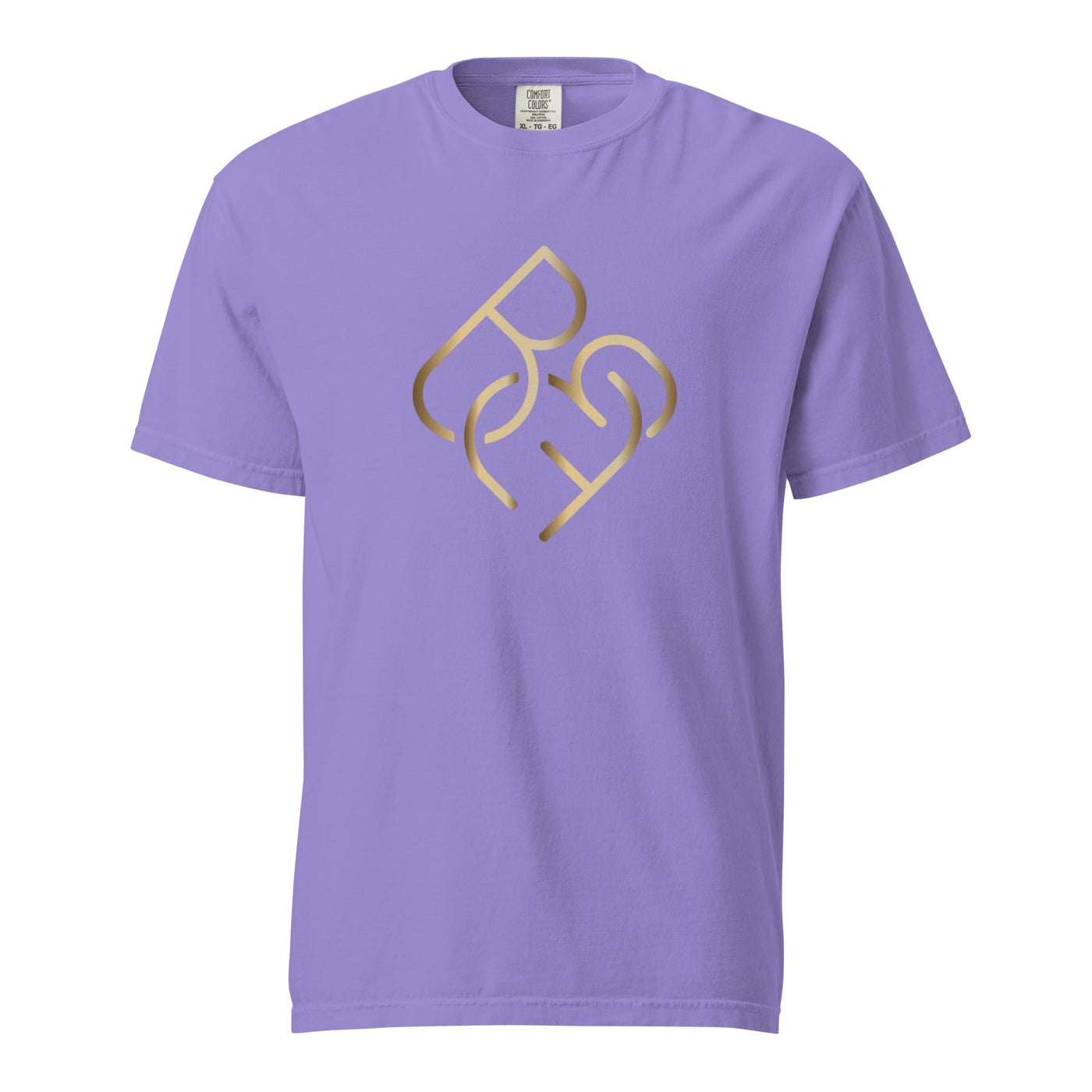 Comfort Blend Film Printed T-Shirt (Gold Logo) - Body Beauty Fit By Amber