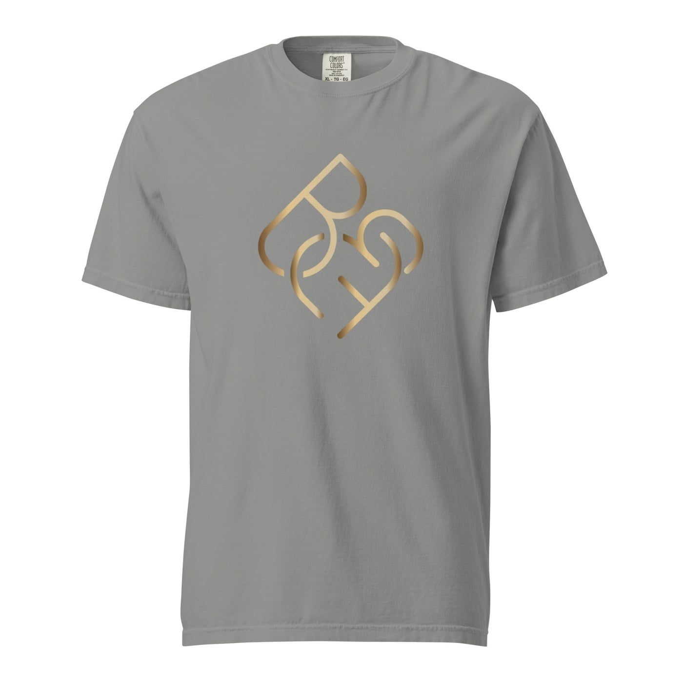 Comfort Blend Film Printed T-Shirt (Gold Logo) - Body Beauty Fit By Amber