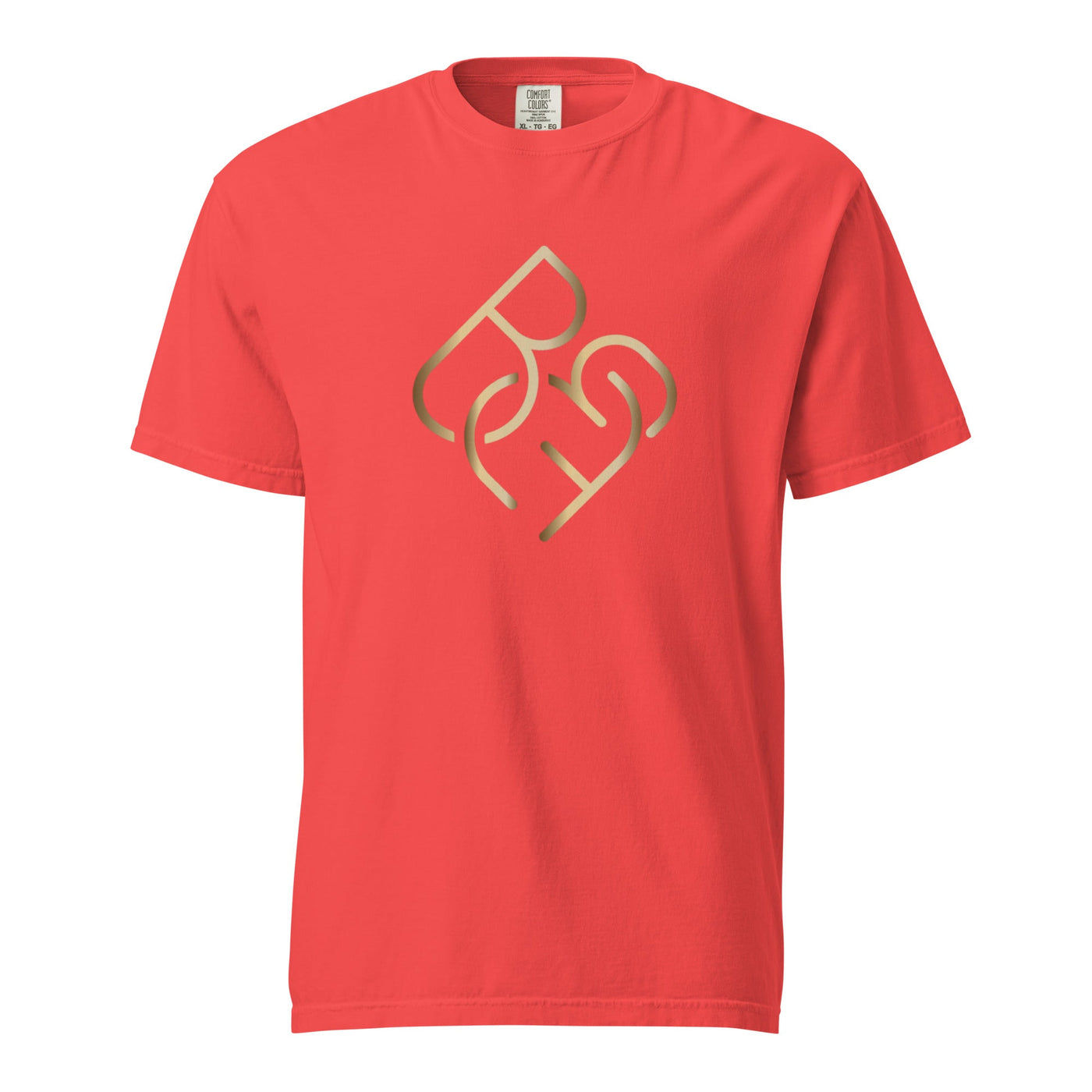 Comfort Blend Film Printed T-Shirt (Gold Logo) - Body Beauty Fit By Amber