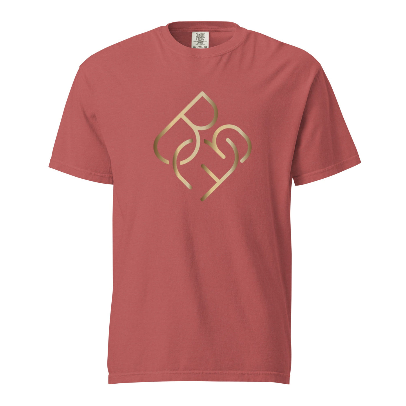Comfort Blend Film Printed T-Shirt (Gold Logo) - Body Beauty Fit By Amber