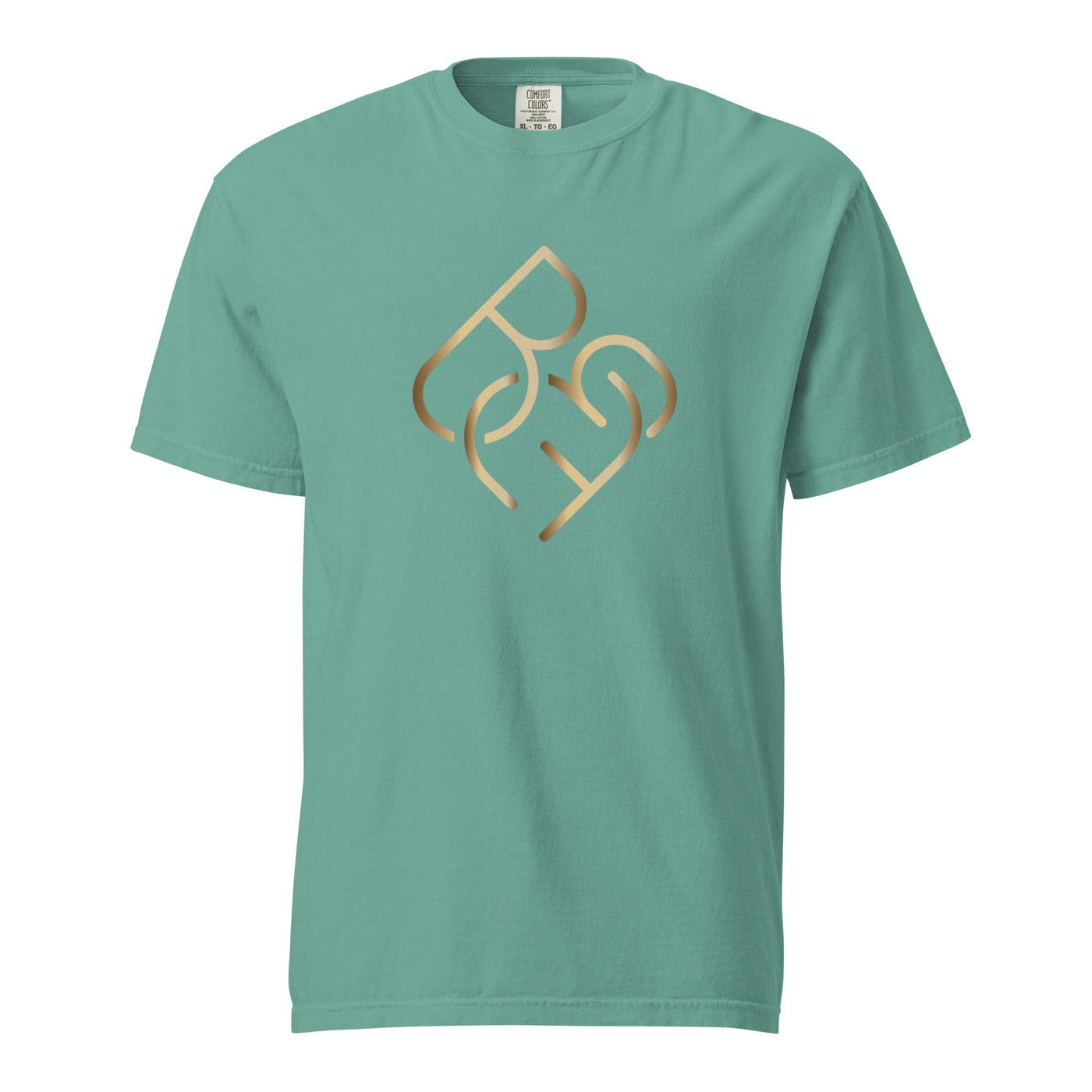 Comfort Blend Film Printed T-Shirt (Gold Logo) - Body Beauty Fit By Amber