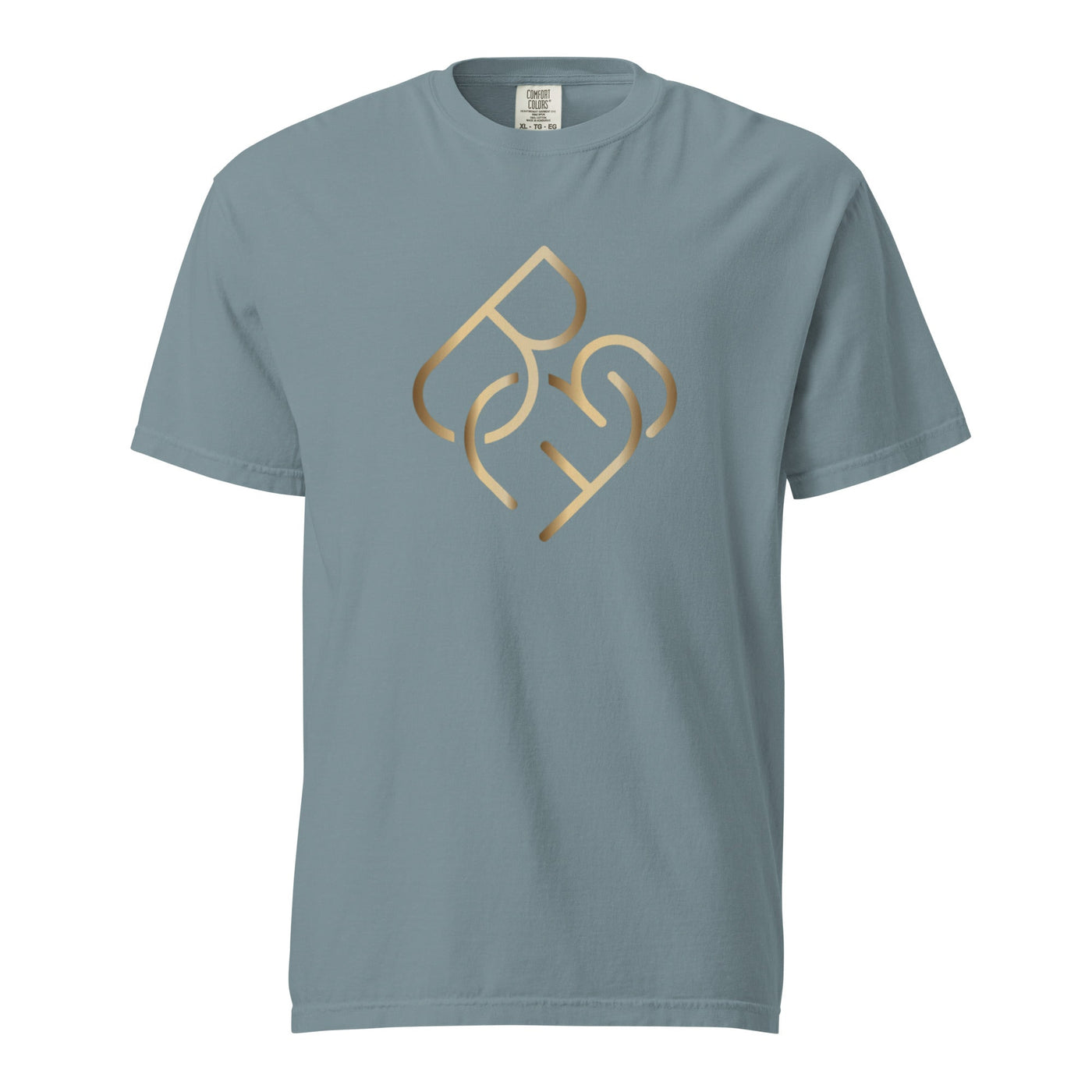 Comfort Blend Film Printed T-Shirt (Gold Logo) - Body Beauty Fit By Amber