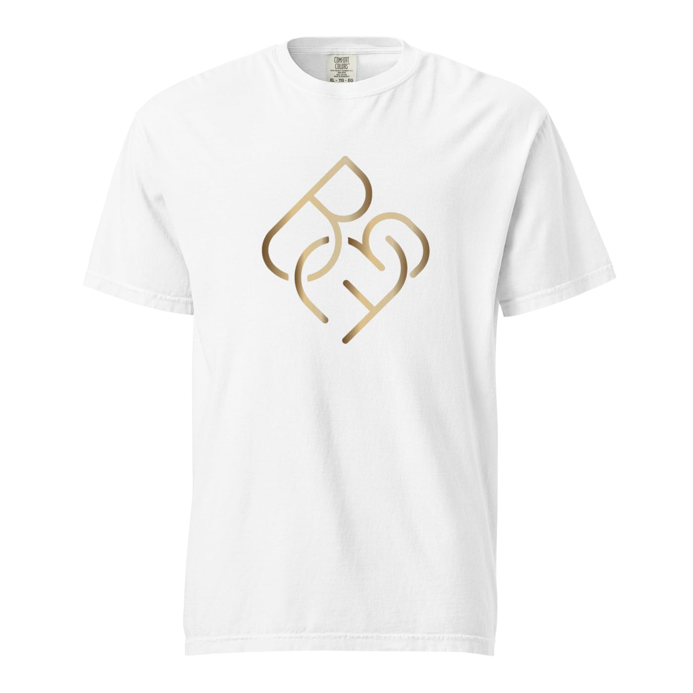 Comfort Blend Film Printed T-Shirt (Gold Logo) - Body Beauty Fit By Amber