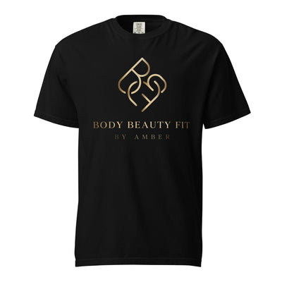 Comfort Blend Film Printed T-Shirt (Gold Slogan) - Body Beauty Fit By Amber