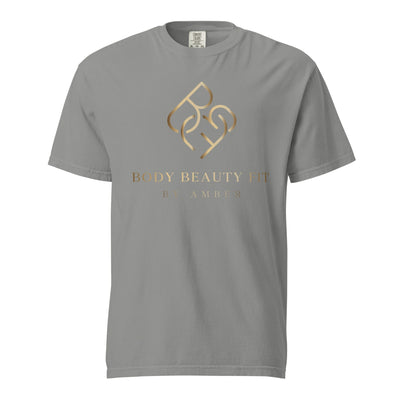Comfort Blend Film Printed T-Shirt (Gold Slogan) - Body Beauty Fit By Amber
