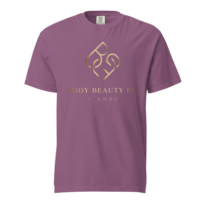 Comfort Blend Film Printed T-Shirt (Gold Slogan) - Body Beauty Fit By Amber