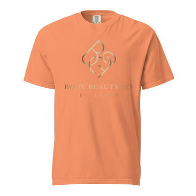 Comfort Blend Film Printed T-Shirt (Gold Slogan) - Body Beauty Fit By Amber