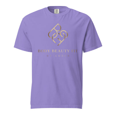 Comfort Blend Film Printed T-Shirt (Gold Slogan) - Body Beauty Fit By Amber
