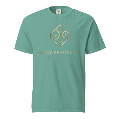 Comfort Blend Film Printed T-Shirt (Gold Slogan) - Body Beauty Fit By Amber