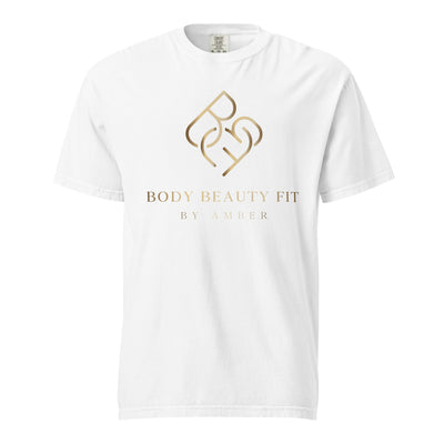 Comfort Blend Film Printed T-Shirt (Gold Slogan) - Body Beauty Fit By Amber