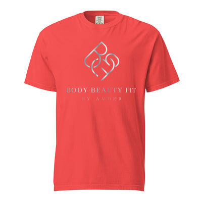 Comfort Blend Film Printed T-Shirt (Silver Slogan) - Body Beauty Fit By Amber