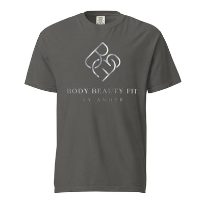 Comfort Blend Film Printed T-Shirt (Silver Slogan) - Body Beauty Fit By Amber