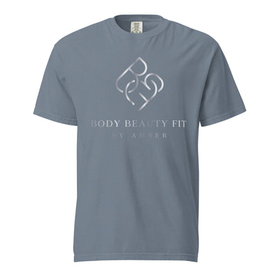Comfort Blend Film Printed T-Shirt (Silver Slogan) - Body Beauty Fit By Amber