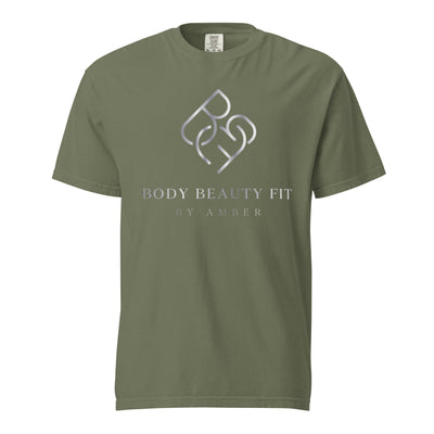 Comfort Blend Film Printed T-Shirt (Silver Slogan) - Body Beauty Fit By Amber