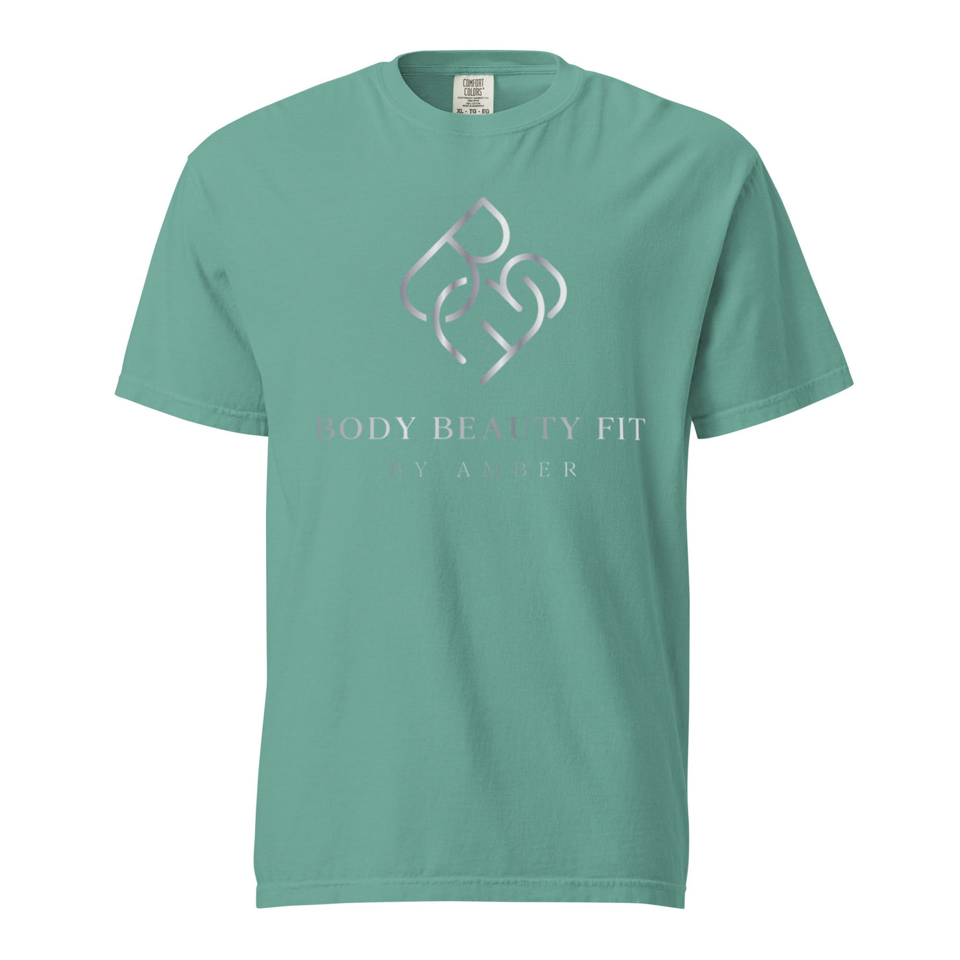 Comfort Blend Film Printed T-Shirt (Silver Slogan) - Body Beauty Fit By Amber