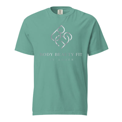 Comfort Blend Film Printed T-Shirt (Silver Slogan) - Body Beauty Fit By Amber