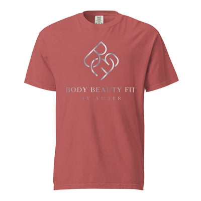 Comfort Blend Film Printed T-Shirt (Silver Slogan) - Body Beauty Fit By Amber