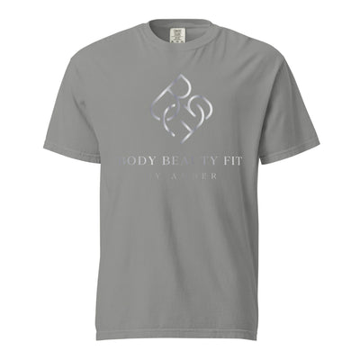 Comfort Blend Film Printed T-Shirt (Silver Slogan) - Body Beauty Fit By Amber