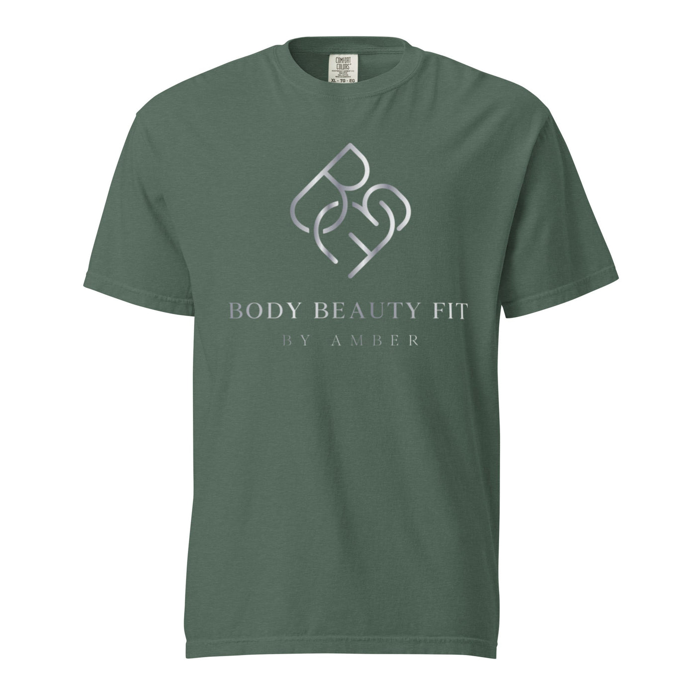 Comfort Blend Film Printed T-Shirt (Silver Slogan) - Body Beauty Fit By Amber