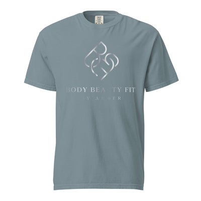 Comfort Blend Film Printed T-Shirt (Silver Slogan) - Body Beauty Fit By Amber