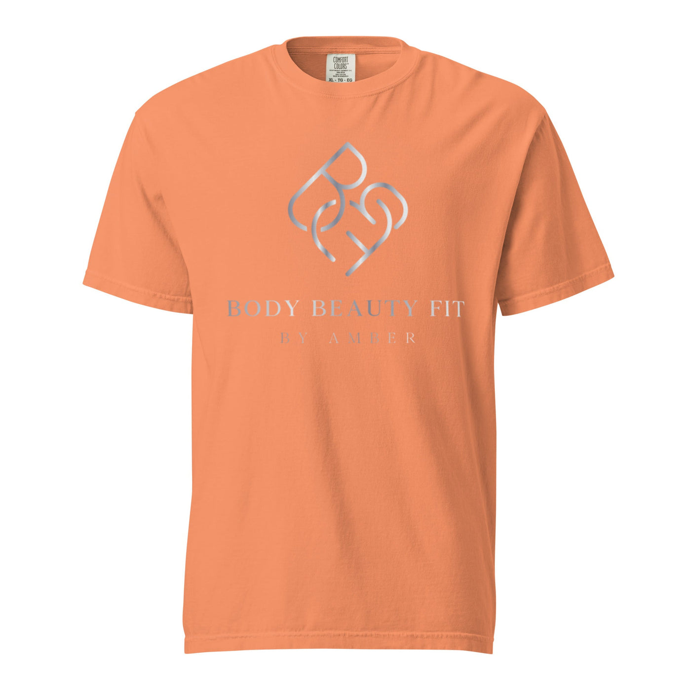 Comfort Blend Film Printed T-Shirt (Silver Slogan) - Body Beauty Fit By Amber