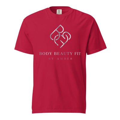 Comfort Blend Film Printed T-Shirt (Silver Slogan) - Body Beauty Fit By Amber