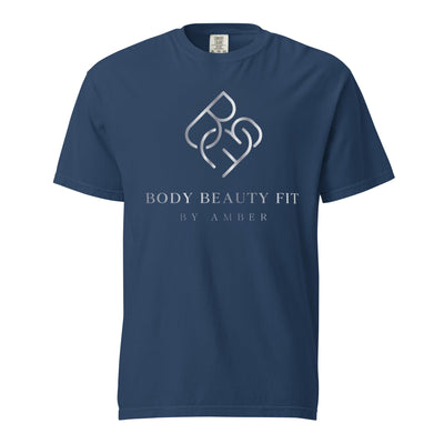 Comfort Blend Film Printed T-Shirt (Silver Slogan) - Body Beauty Fit By Amber