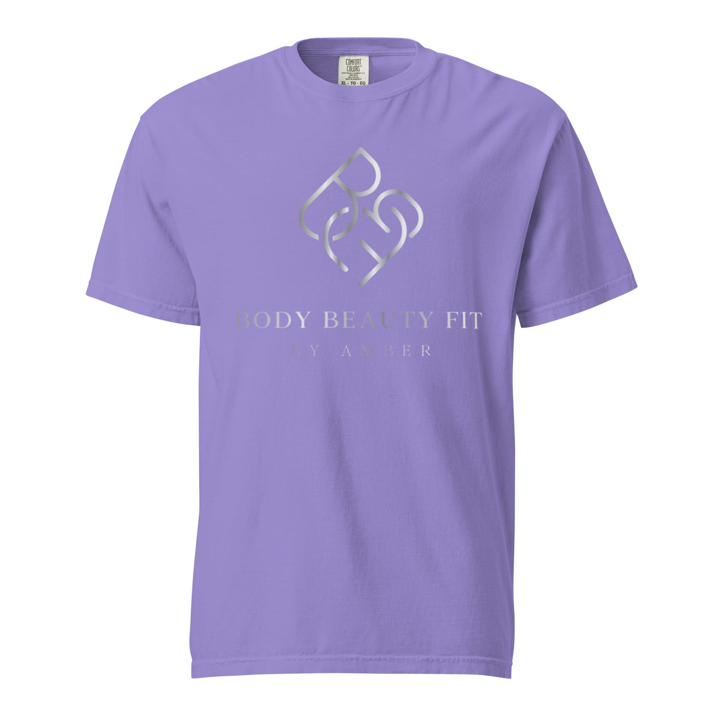 Comfort Blend Film Printed T-Shirt (Silver Slogan) - Body Beauty Fit By Amber