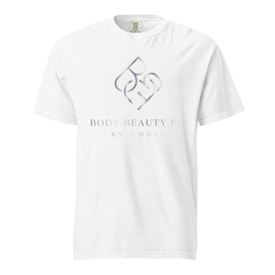 Comfort Blend Film Printed T-Shirt (Silver Slogan) - Body Beauty Fit By Amber