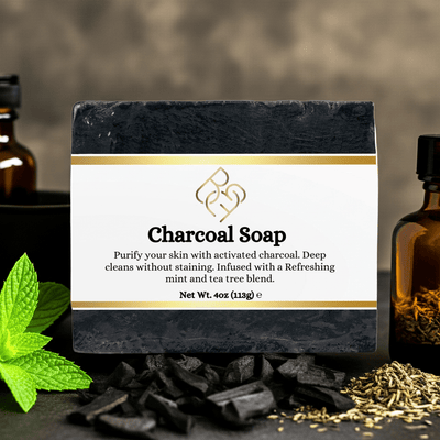 Deep Cleansing Charcoal Soap - Body Beauty Fit By Amber