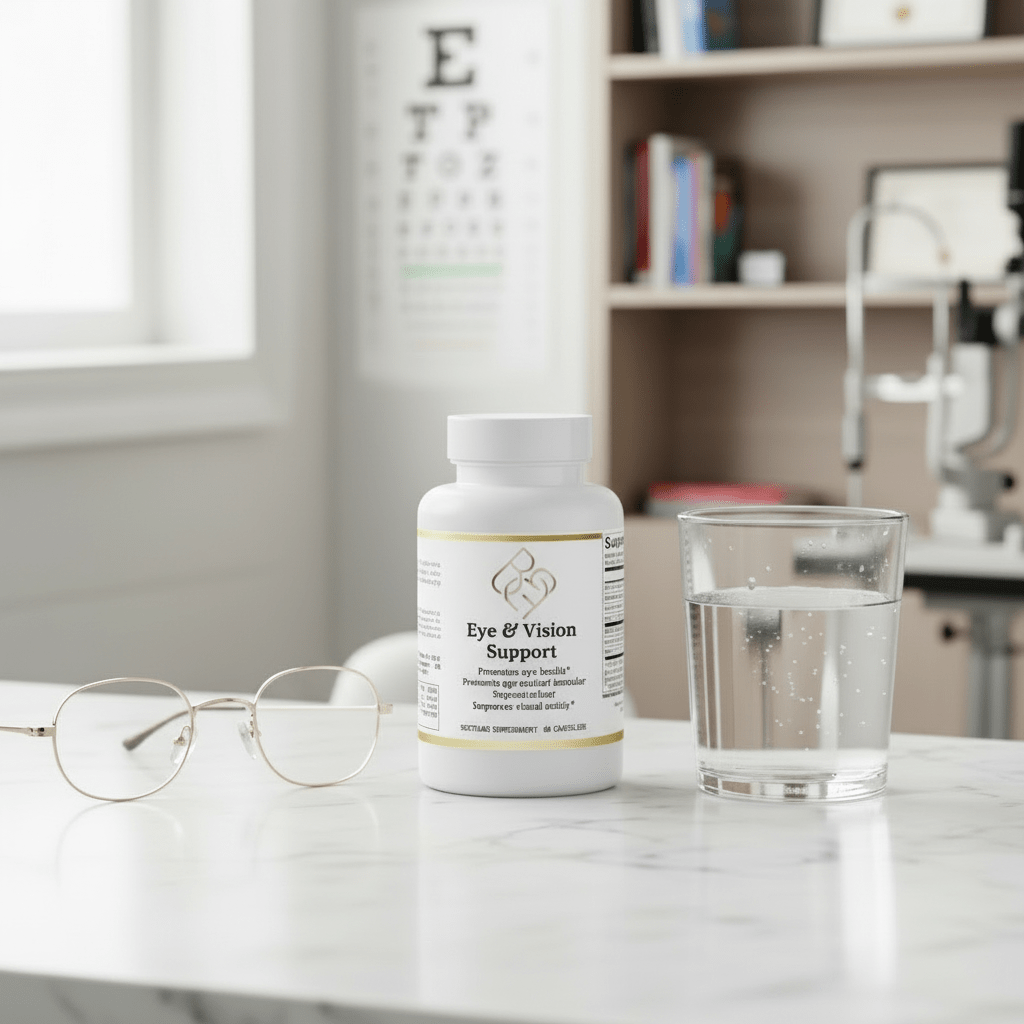 Eye & Vision Support Supplement - 60 Capsules - Body Beauty Fit By Amber