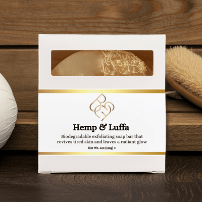 Hemp & Luffa Body Exfoliation Bar - Body Beauty Fit By Amber