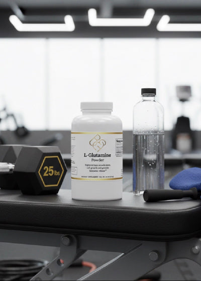 L - Glutamine Powder - 300g Unflavored - Body Beauty Fit By Amber