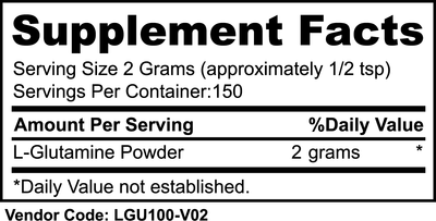 L - Glutamine Powder - Body Beauty Fit By Amber