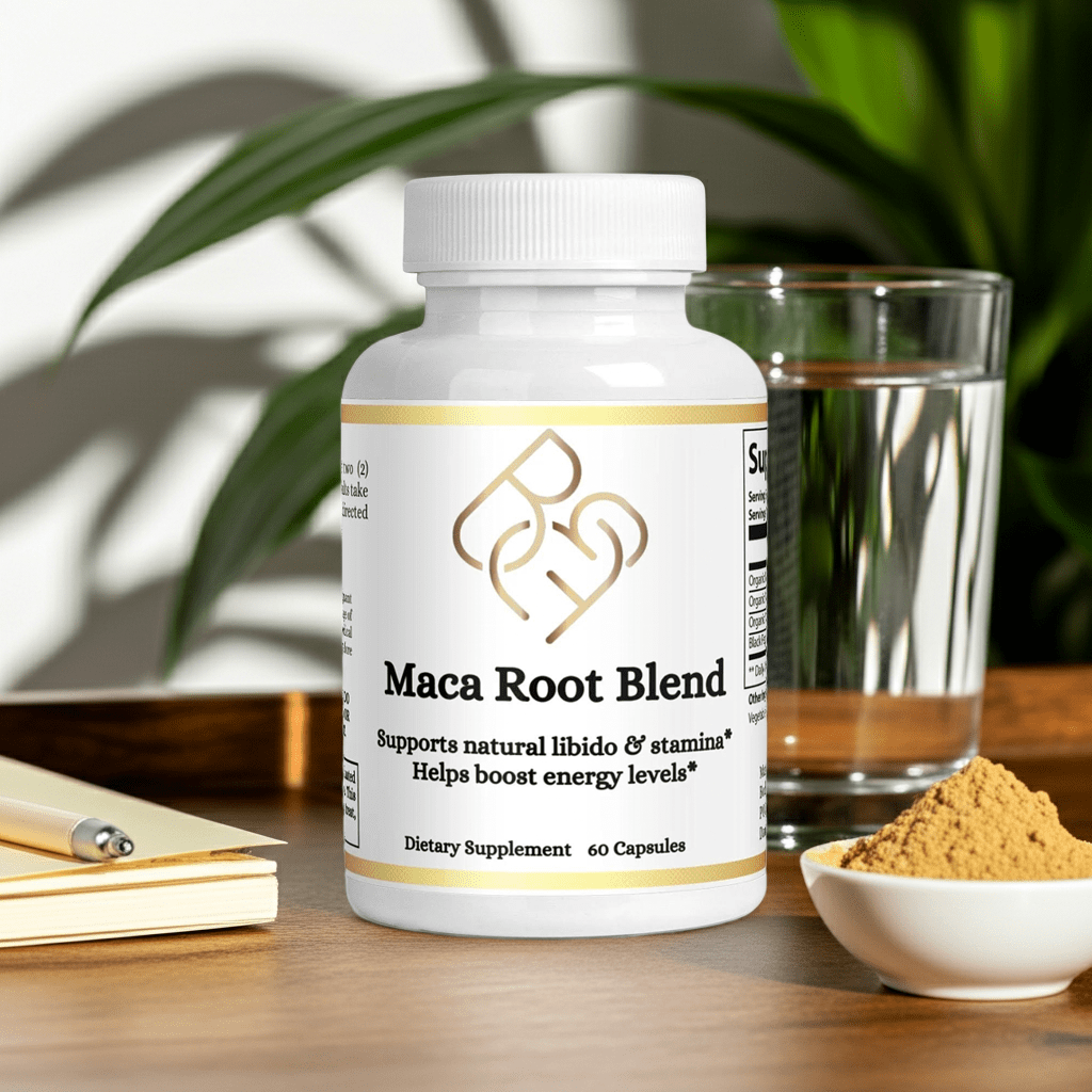 Maca Root Blend – 60 Capsules - Body Beauty Fit By Amber