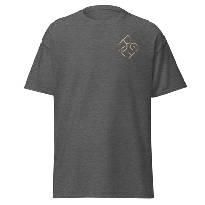 Men's - Fit Classic Tee (Embroidered Gold Logo) - Body Beauty Fit By Amber