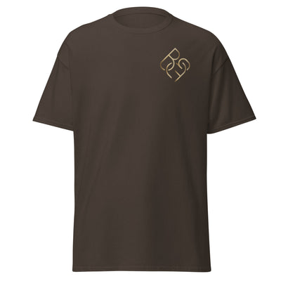 Men's - Fit Classic Tee (Embroidered Gold Logo) - Body Beauty Fit By Amber