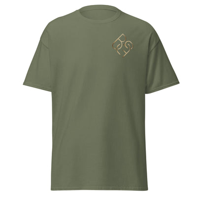 Men's - Fit Classic Tee (Embroidered Gold Logo) - Body Beauty Fit By Amber