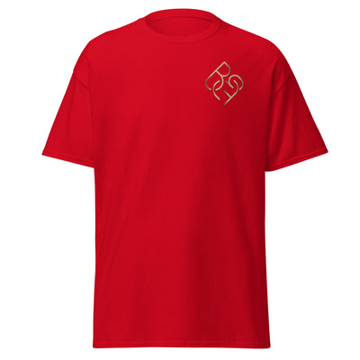 Men's - Fit Classic Tee (Embroidered Gold Logo) - Body Beauty Fit By Amber