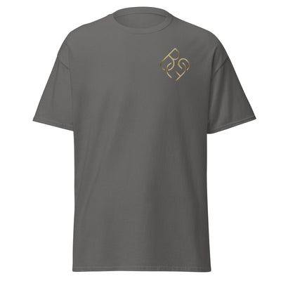 Men's - Fit Classic Tee (Embroidered Gold Logo) - Body Beauty Fit By Amber