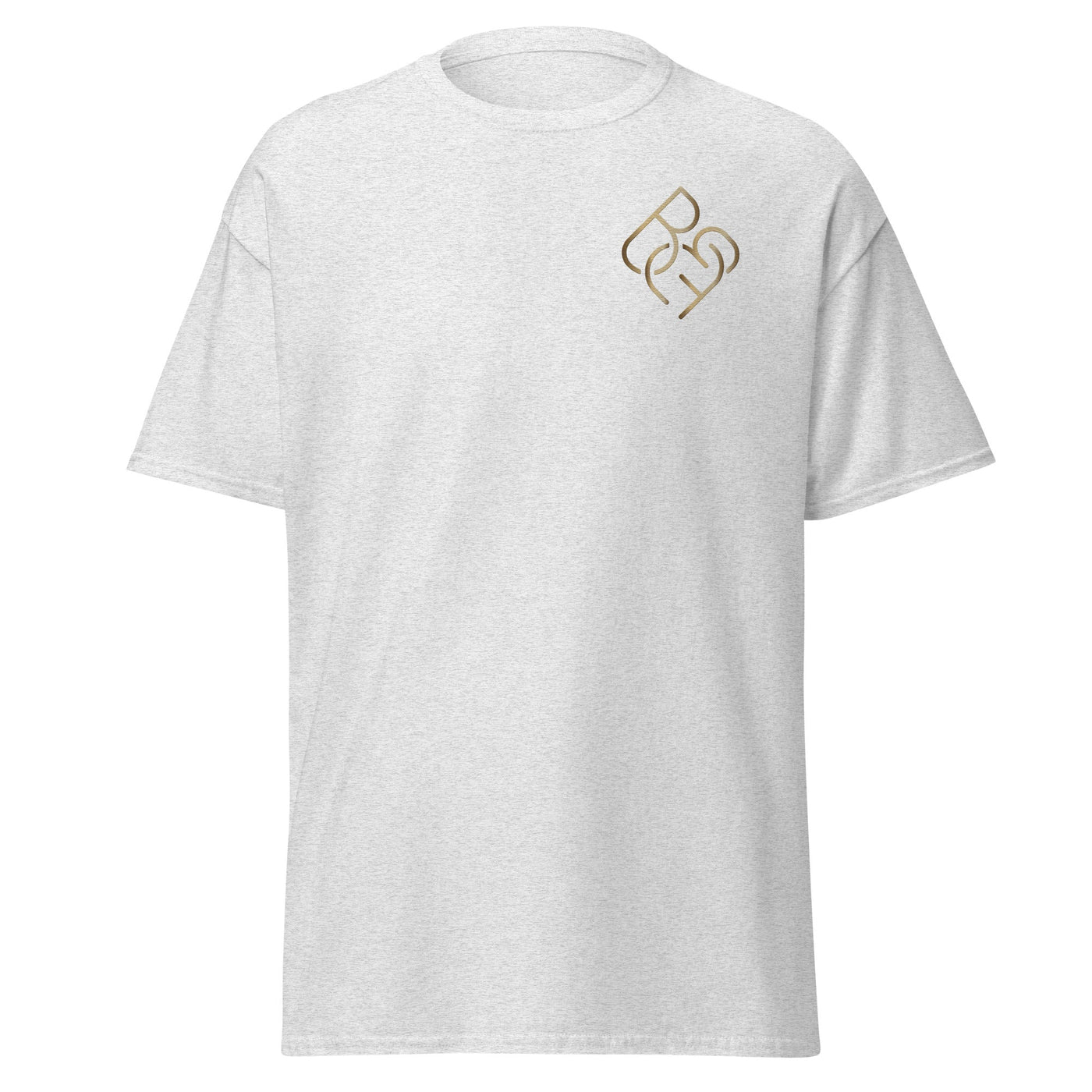 Men's - Fit Classic Tee (Embroidered Gold Logo) - Body Beauty Fit By Amber