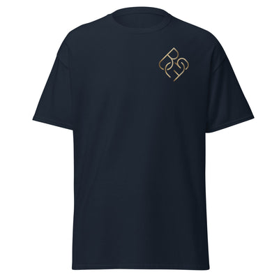 Men's - Fit Classic Tee (Embroidered Gold Logo) - Body Beauty Fit By Amber