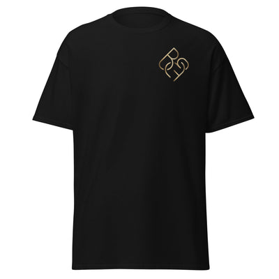 Men's - Fit Classic Tee (Embroidered Gold Logo) - Body Beauty Fit By Amber